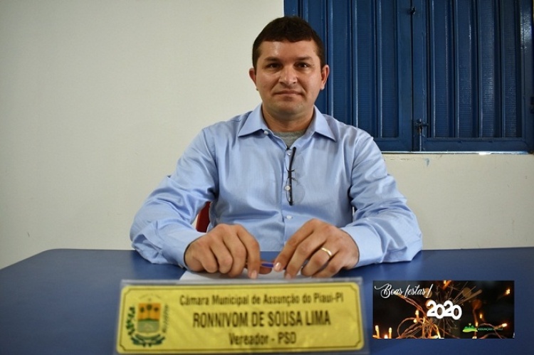Presidente da Câmara, Ronnivom de Sousa Lima (PSD)