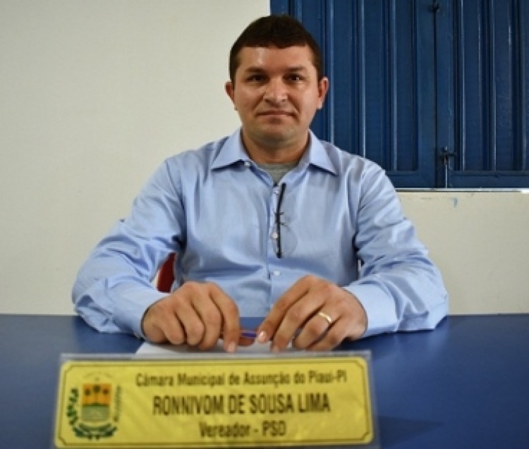 Vereador Ronnivom de Sousa Lioma/Foto:Valter Lima